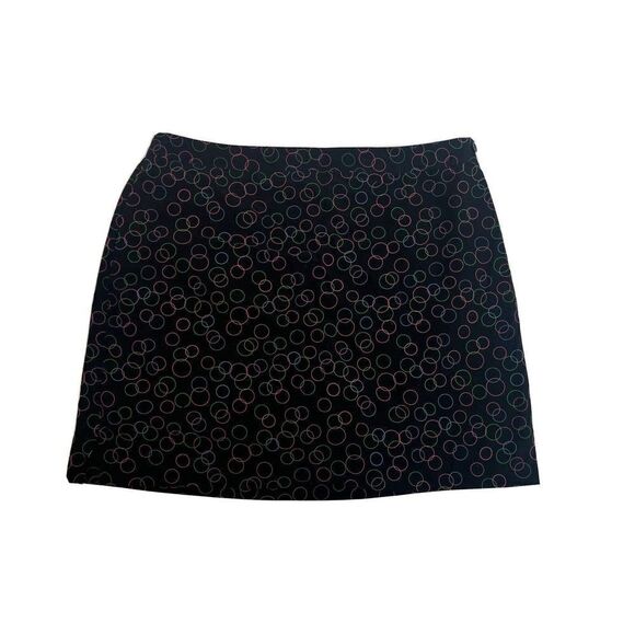 EP Pro Tech Golf Skort Size 18 Black Color Circle Side Zip Back Pocket - Picture 2 of 12